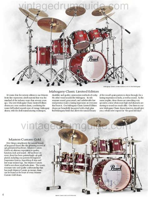 Pin By Scott Heckman On Drum Set Catalogues Advertising Pearl Drums