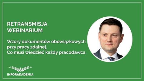 Wzory dokumentów obowiązkowych przy pracy zdalnej INFORLEX Freemium