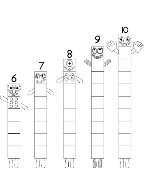 Coloriage Numberblocks Gratuit Pour les Enfants télécharger et