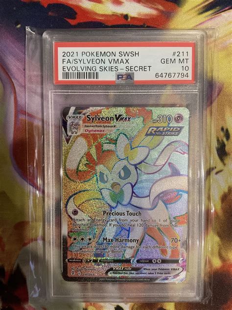 Sylveon VMAX 211 203 Evolving Skies Secret Rare Pokemon TCG Values