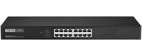 Totolink SG16 16 Port Gigabit Desktop Rackmount Switch Help Tech Co