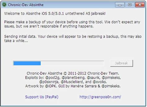 Ipad Ios Untethered Jailbreak Anleitung Greenpois N Absinthe