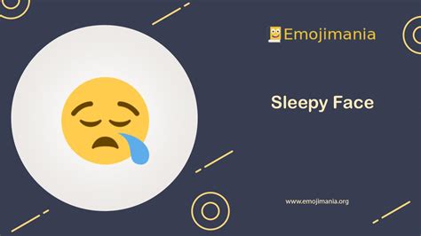 😪 Meaning | Sleepy Face Emoji | Copy and Paste