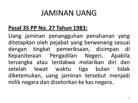 Bahan Ajar Hukum Acara Pidana Sks Disampaikan Oleh Jubair Fakultas