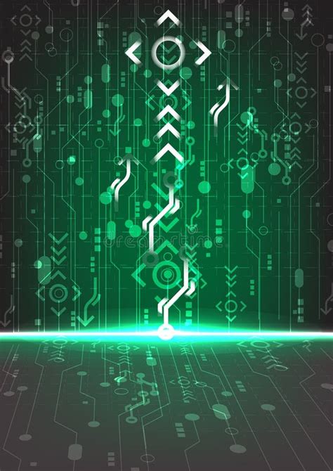 Abstract Technology Background Hi Tech Communication Concept Innovation Background Vector