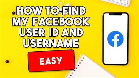 How To Find My Facebook User ID And Username EASY YouTube