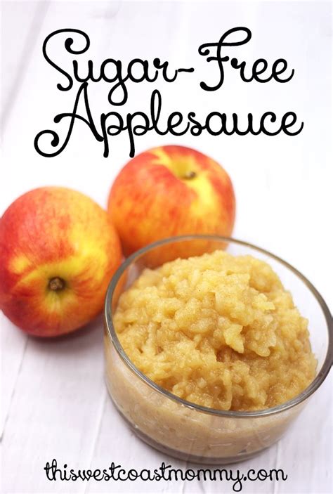 Sugar-Free Applesauce Recipe | This West Coast Mommy