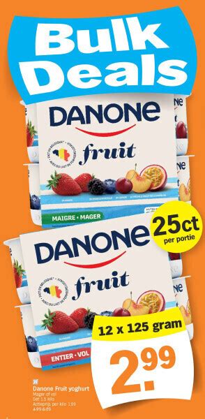 Danone Fruit Yoghurt Promotie Bij Albert Heijn