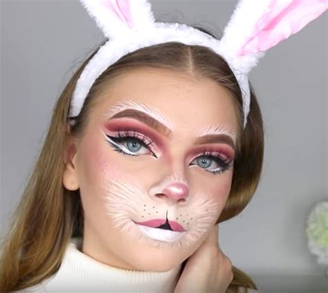 30 Dreamlike Makeups For This Easter Cute Halloween Makeup Bunny