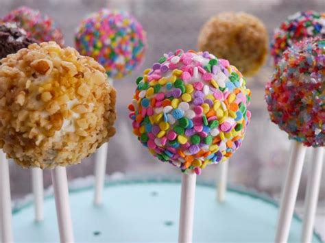 Stick and Pop's Birthday Cake Pops : Recipes : Cooking Channel Recipe ...