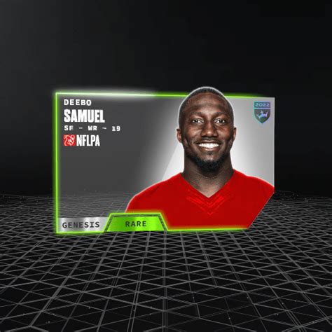 Deebo Samuel Genesis Set Rare Nft For Sale Reignmakers