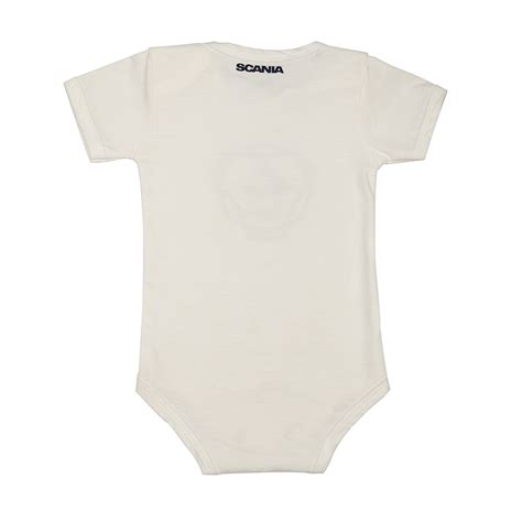 BODY INFANTIL BRANCO Scania Shop