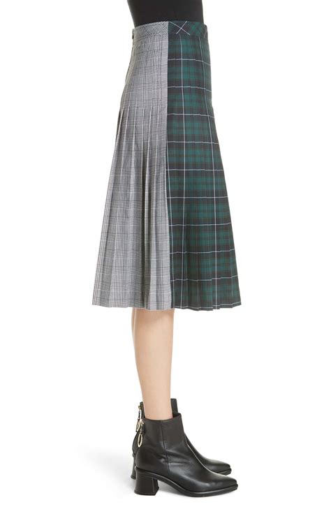 Sandy Liang Pleated Plaid Uniform Skirt | Nordstrom | Upcycle clothes ...