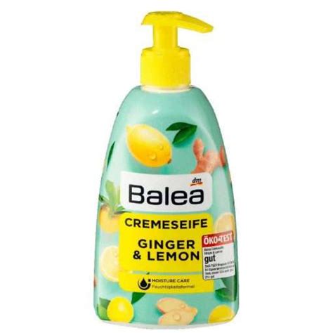 Balea Cream Soap Ginger And Lemon 500ml German Drugstore