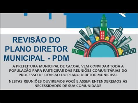 REEVISÃO DO PLANO DIRETOR MUNICIPAL PDM 26 10 2022 YouTube