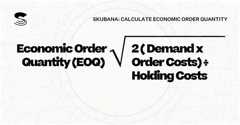 Eoq Calculator How To Reduce Costs With Eoq Formula Extensiv