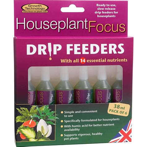 Houseplant Focus Drip Feeders Pack Of X Ml Tropical Plants Uk