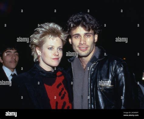 Melanie Griffith and Steven Bauer December 1984 Credit: Ralph Dominguez ...