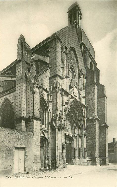 3 X Cpa 41 BLOIS Eglise Saint Saturnin Nef Et Autel Notre Dame Des Aydes