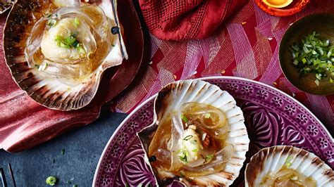 Steamed Scallops With Garlic And Glass Noodles House And Garden