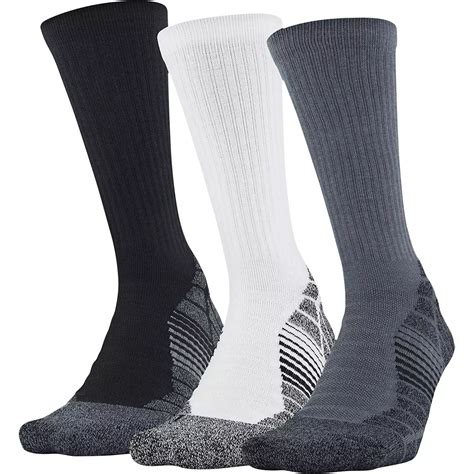 Under Armour Elevated Performance Crew Socks 3-Pack | Academy