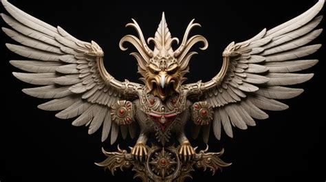 Premium AI Image | sculpted replica of the Garuda Pancasila