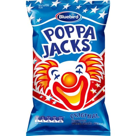 New Zealand Bluebird Poppa Jacks Original Flavoured Wheat Snacks Chips – The Lolly Barn