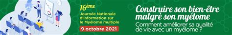 Journée nationale dinformation sur le myélome 9 octobre 2021 SIRIC