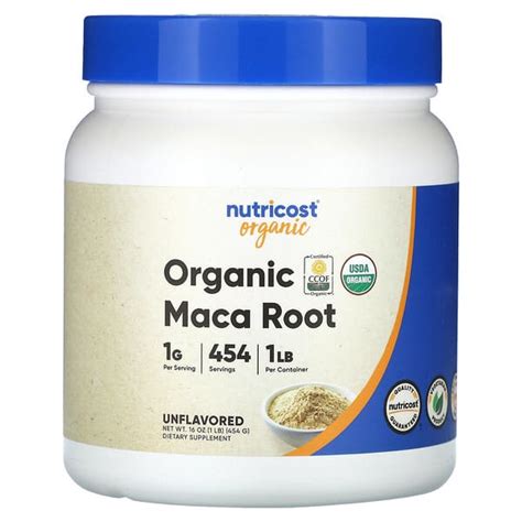 Nutricost Organic Maca Root Unflavored Oz G