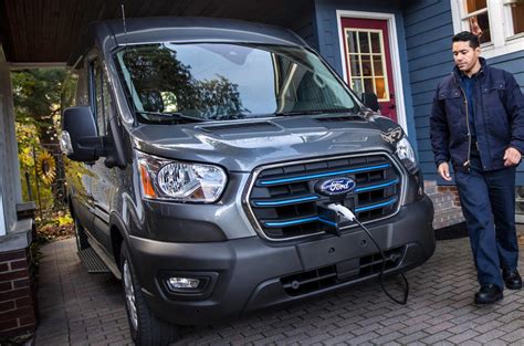 New Electric Ford E Transit Revealed With 217 Mile Range Autocar