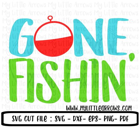 Gone Fishing Svg File Png Free Svg Cut File