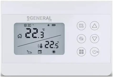 General Life Ht300s Rf Digital Room Thermostat User Manual