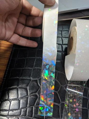 Cold Lamination Holographic Transparent Film Cold Lamination