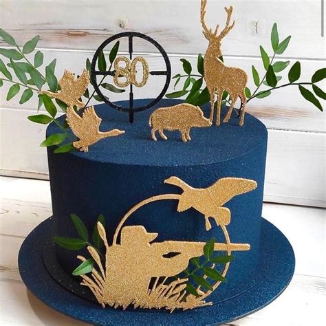 Personalized Set Of Toppers For The Hunter Hunter Toppers Deer Topper