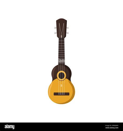 Classic Acoustic Guitar Cartoon Illustration Stock Vector Image Art