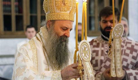 Patrijarh Porfirije U Pono Slu I Uskr Nju Liturgiju U Hramu Svetog