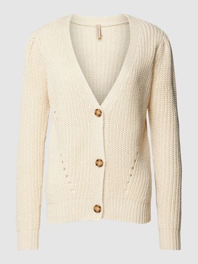 Soyaconcept Cardigan Mit V Ausschnitt Im Unifarbenen Design Modell