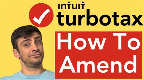 How To Amend Tax Returns Turbotax Tutorial Youtube