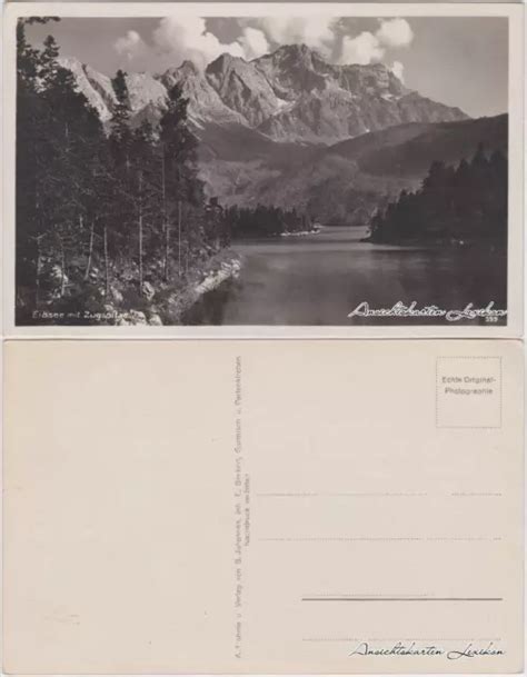 Ansichtskarte Garmisch Partenkirchen Eibsee Mit Zugspitze Eur