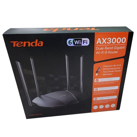 Tenda Rx Pro Ax Mbps Dual Band Gigabit Wi Fi Router