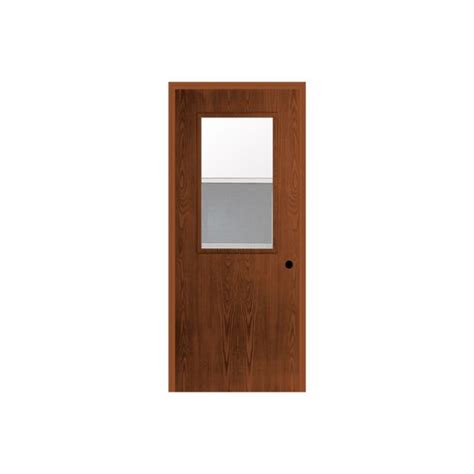 Masonite Belleville Oak Textured Flush Door Vent Lite With Clear Glass