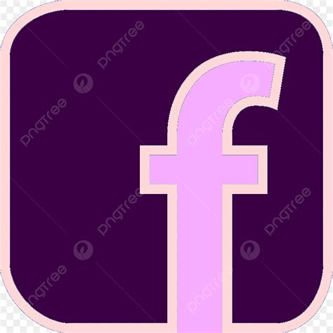 Facebook Clipart Vector, Purple Facebook Logo Facebook Icon, Facebook Icons, Logo Icons, Purple ...