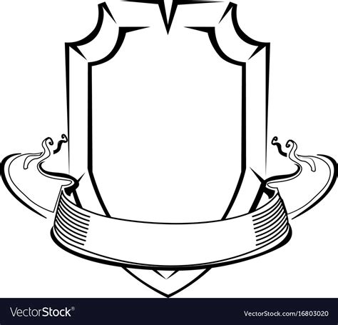 Vintage shield Royalty Free Vector Image - VectorStock