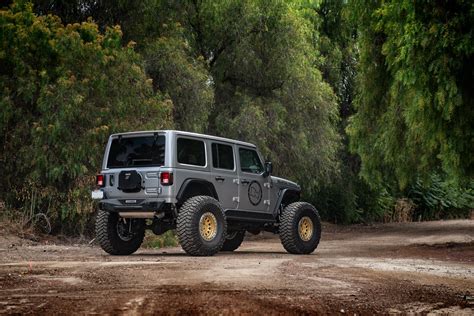 Jeep Wrangler Rubicon Jlu Wheels Black Rhino Primm Beadlock Matte