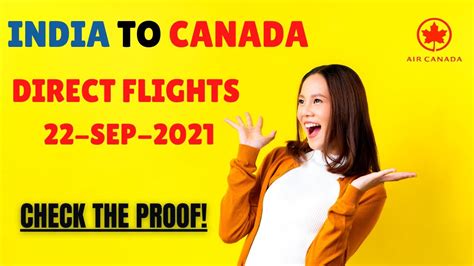 INDIA TO CANADA DIRECT FLIGHT CANDA IMMIGRATION NEWS AIR CANADA