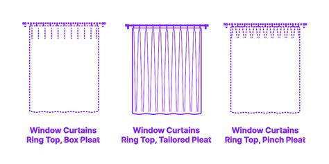 Window Curtains & Drapes Dimensions & Drawings | Dimensions.com