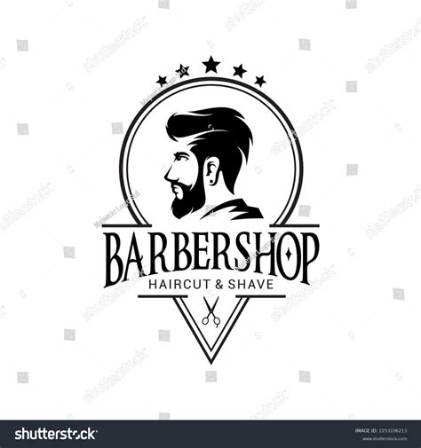 Best Barber Shop Logo Vector Template Stock Vector Royalty Free