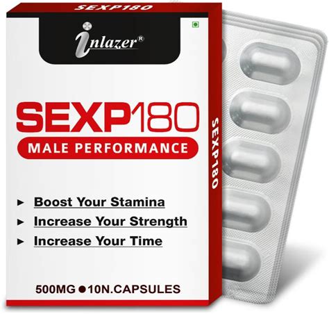 Inlazer Sexp 180 Longer Sex Capsules Increases Sex Drive Confidence And Timing Price In India