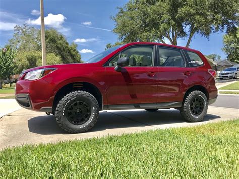 Lifted 2016 Subaru Forester With Method Race Wheels And Bfg All Terrain