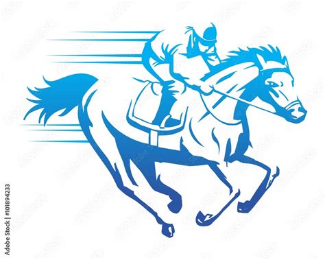 riding horse logo vector Stock Vector | Adobe Stock